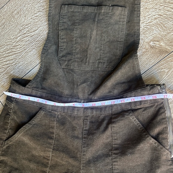 Sky and Sparrow Olive Corduroy Overalls - Picture 9 of 14